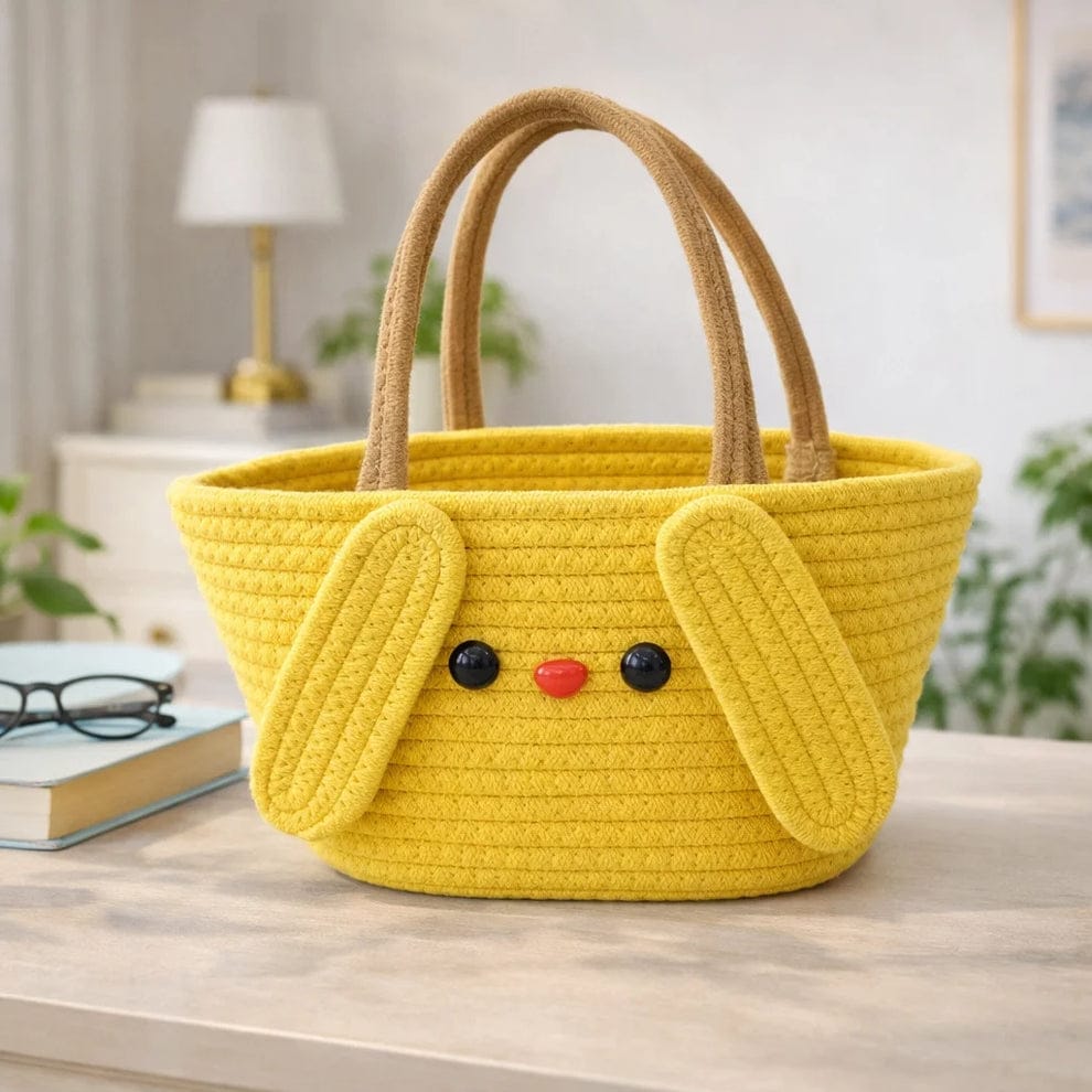 Handmade Rainbow Crochet Tote Bag | Stylish Multicolor Shoulder Bag
