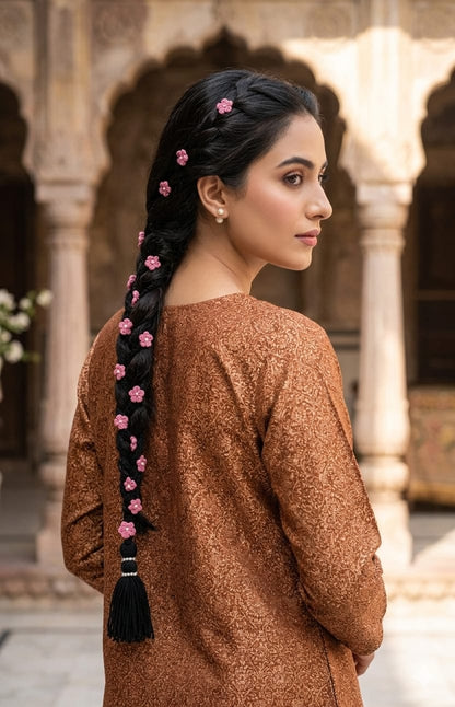 Handmade Floral Paranda – Traditional Handmade Hair Accessory for Women
